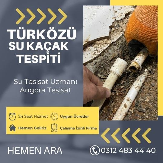 Türközü Su Kaçak Tespiti